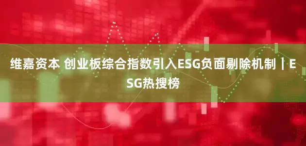 维嘉资本 创业板综合指数引入ESG负面剔除机制｜ESG热搜榜