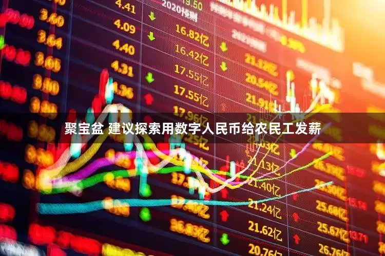 聚宝盆 建议探索用数字人民币给农民工发薪